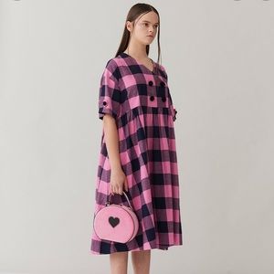 G.E.M LAZY OAF || candy check dress
